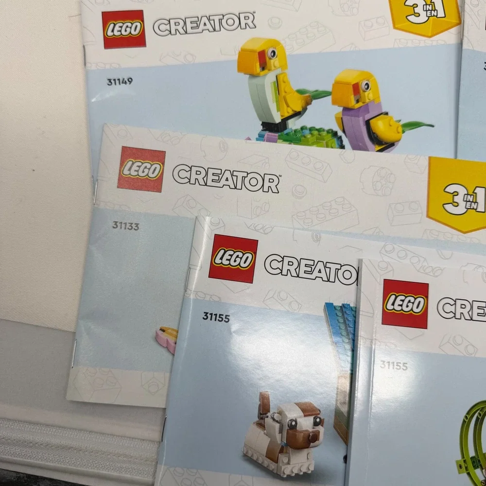 LEGO Creator 3-in-1 Instruction Manuals Lot 31140 31147 31149 31133 31155‎ 31157